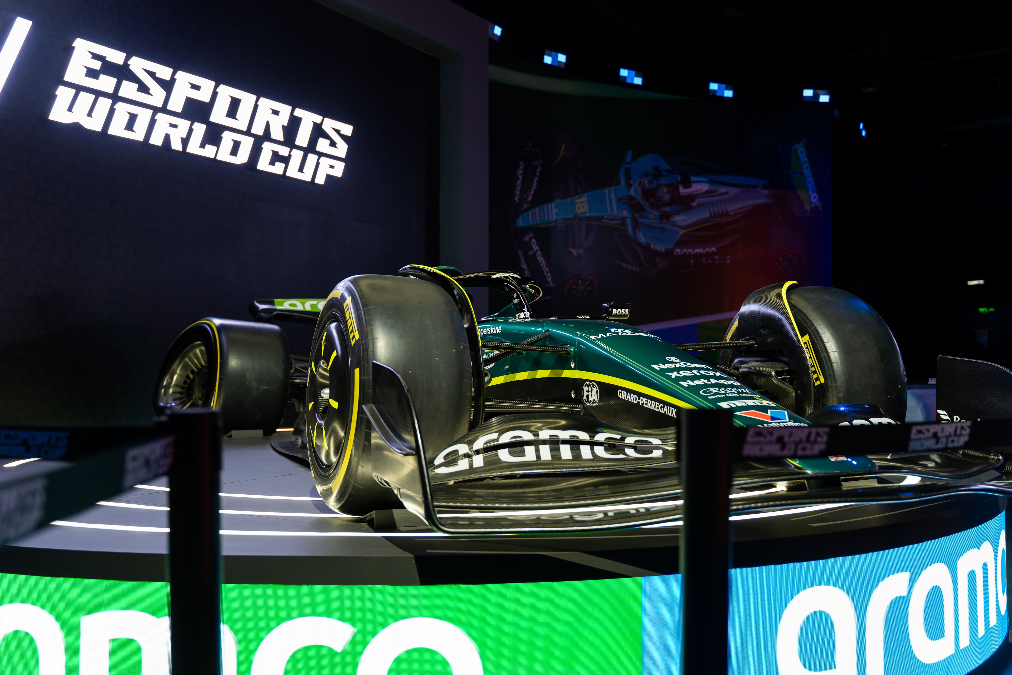 Photo Opportunity - Aramco Aston Martin F1 Car