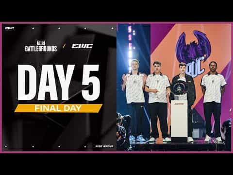 PUBG: BATTLEGROUNDS at EWC 25 - FINAL DAY!