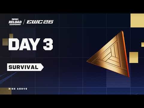 Fortnite Reload Championship at EWC 26 -  Day 3  - Survival Stage