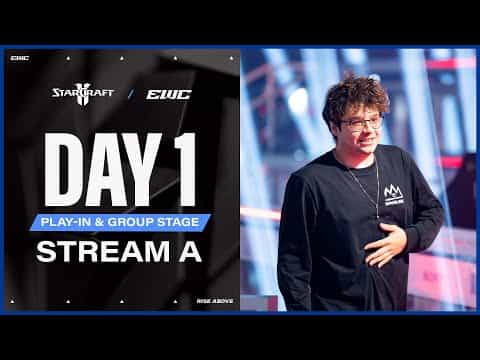StarCraft II at EWC 25 - Day 1 - Play-In & Group Stage - Stream A