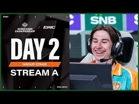 OWCS MSC at EWC 25 - Day 2 - Group Stage - Stream A