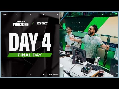 COD Warzone at EWC 25 - FINAL DAY!