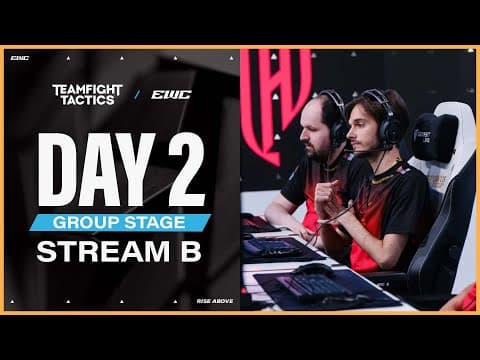 Teamfight Tactics at EWC 25 - Day 2 -  Group Stage - Stream B