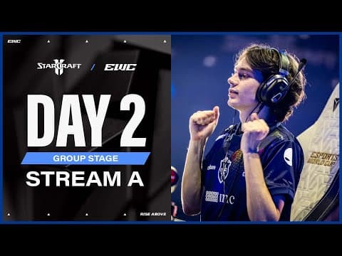 StarCraft II at EWC 25 - Day 2 - Group Stage - Stream A