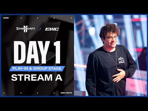 StarCraft II at EWC 25 - Day 1 - Play-In & Group Stage - Stream A