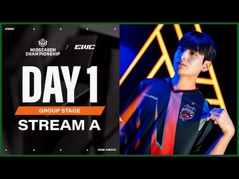OWCS MSC at EWC 25 - Day 1 - Group Stage - Stream A