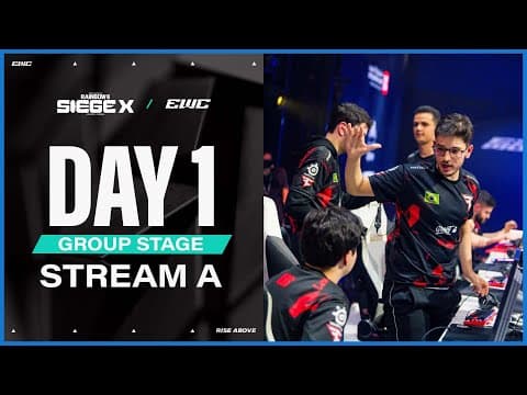 R6 Siege X at EWC 25 - Day 1 -  Group Stage - Stream A