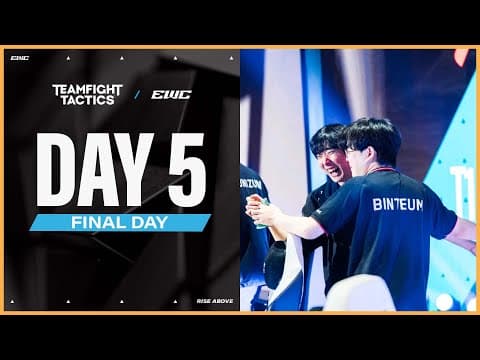 Teamfight Tactics at EWC 25 - FINAL DAY!
