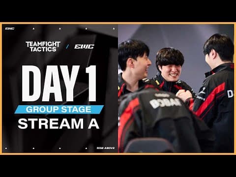 Teamfight Tactics at EWC 25 - Day 1 -  Group Stage - Stream A