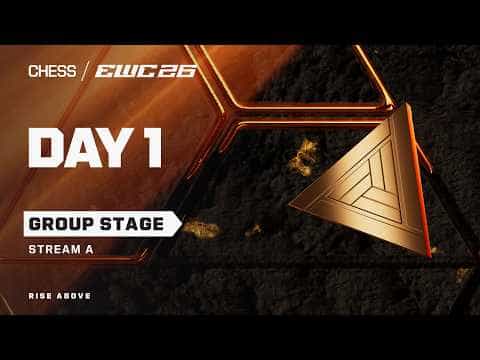 Chess at EWC 26 - Day 1 - Group Stage - Stream A