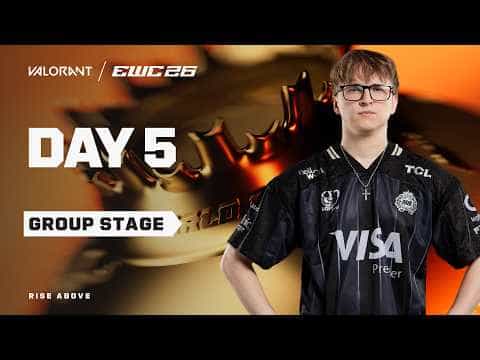 VALORANT at EWC 26 - Day 5 - Group Stage