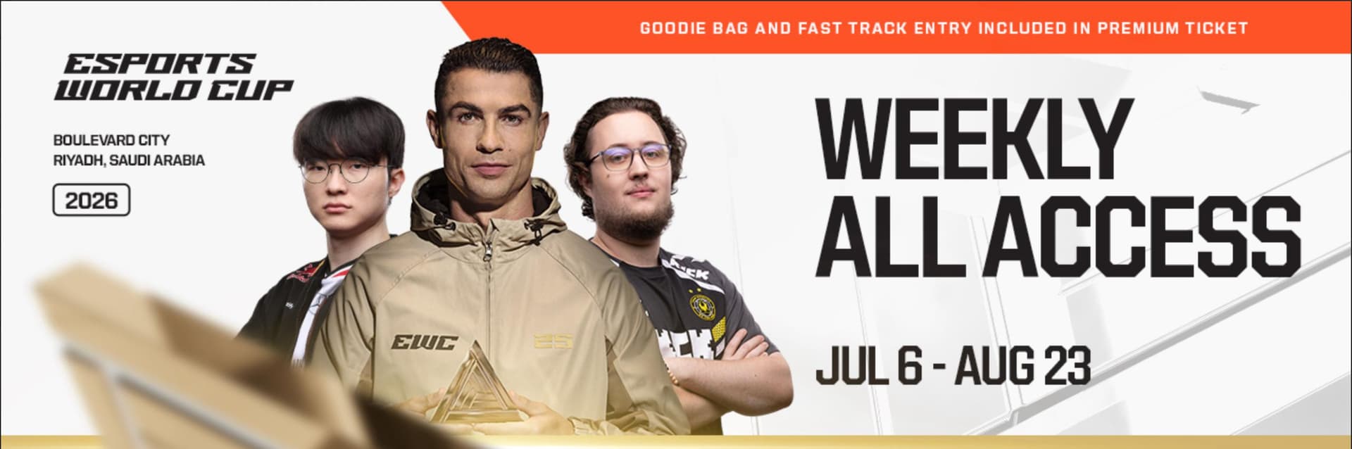 Weekly All Access Pass at EWC 26